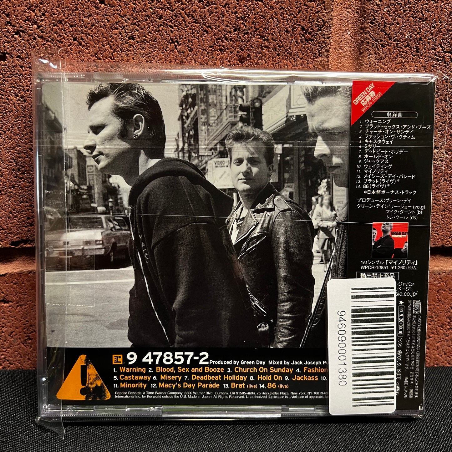 Used CD: Green Day "Warning" CD (2000 Japanese Press w/ Bonus Tracks)