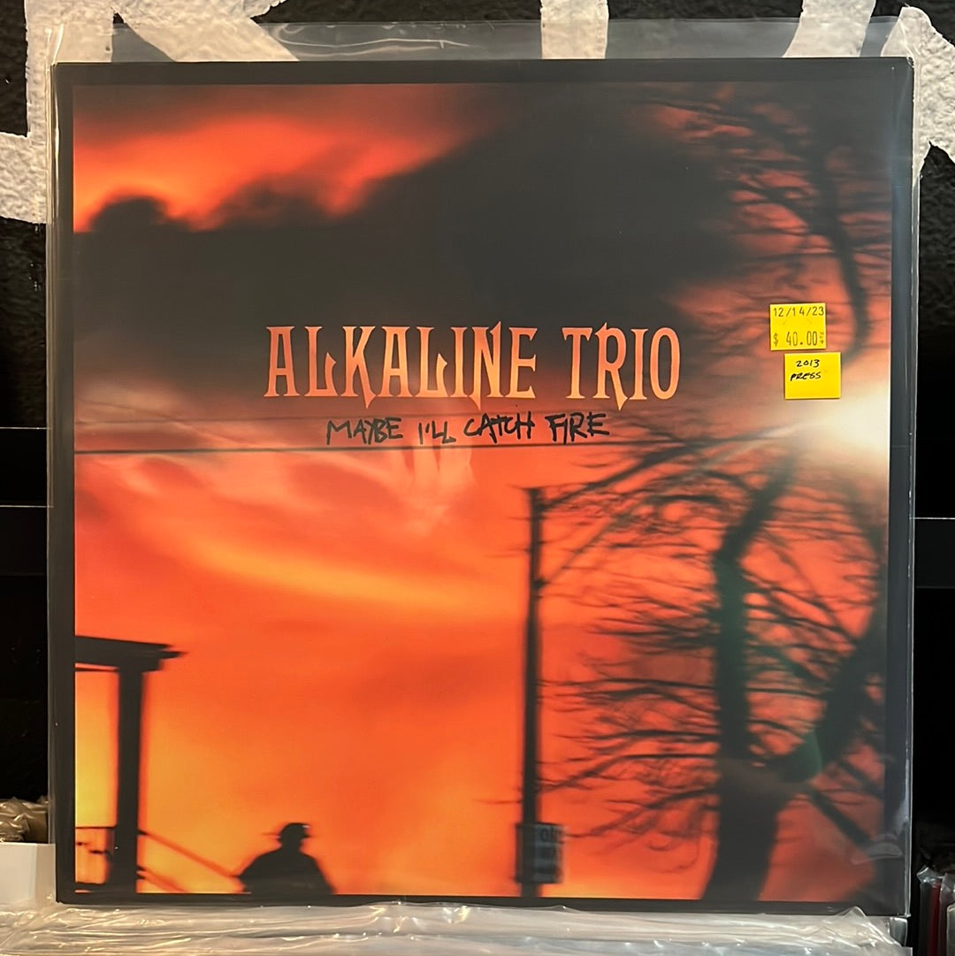 Used Vinyl:  Alkaline Trio ”Maybe I'll Catch Fire” LP