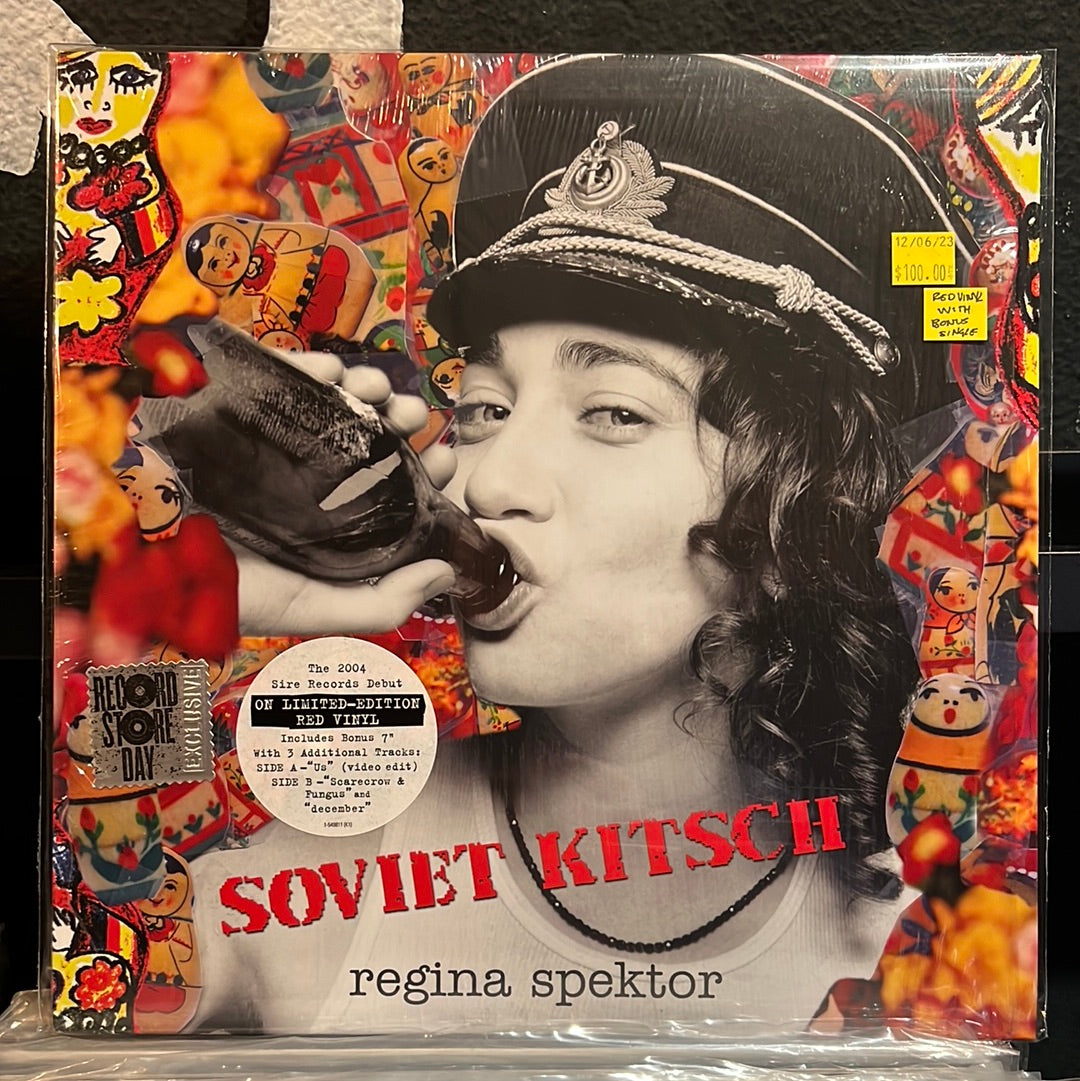 Used Vinyl:  Regina Spektor ”Soviet Kitsch” LP (Red vinyl)  + 7"