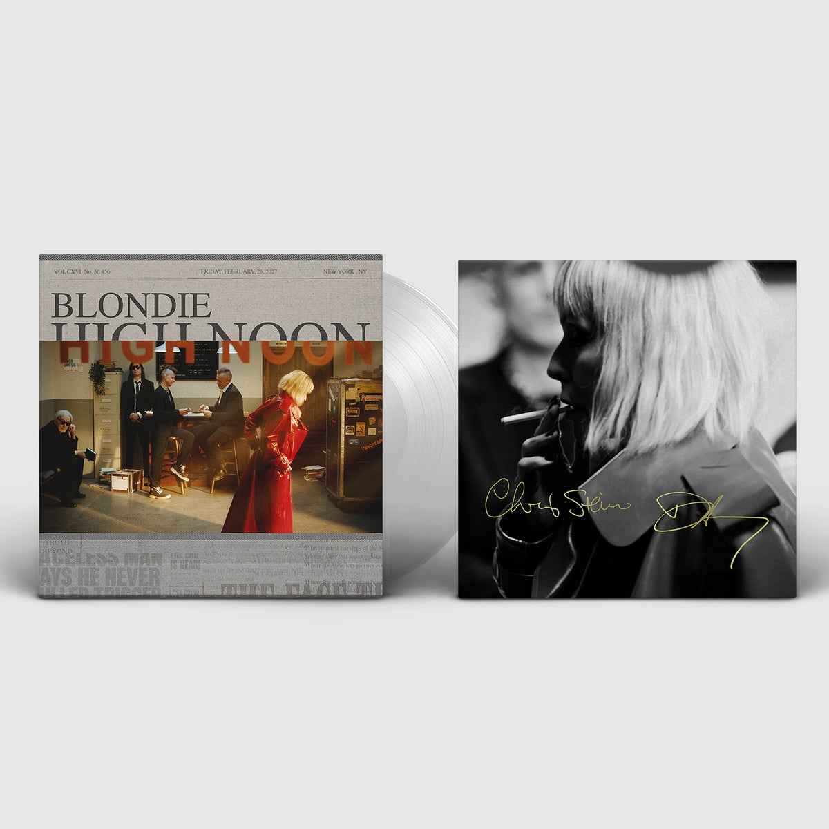 PRE-ORDER: Blondie "High Noon" LP (Signed Clear Vinyl edition)