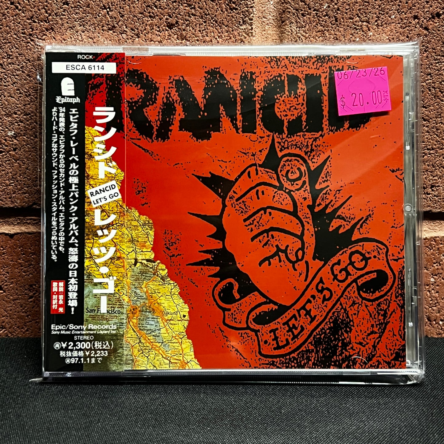 Used CD: Rancid "Let's Go" CD (1995 Japanese Press)