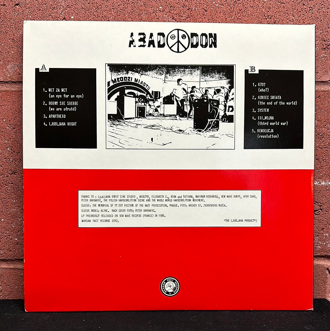 Used Vinyl:  Abaddon ”Wet Za Wet” LP