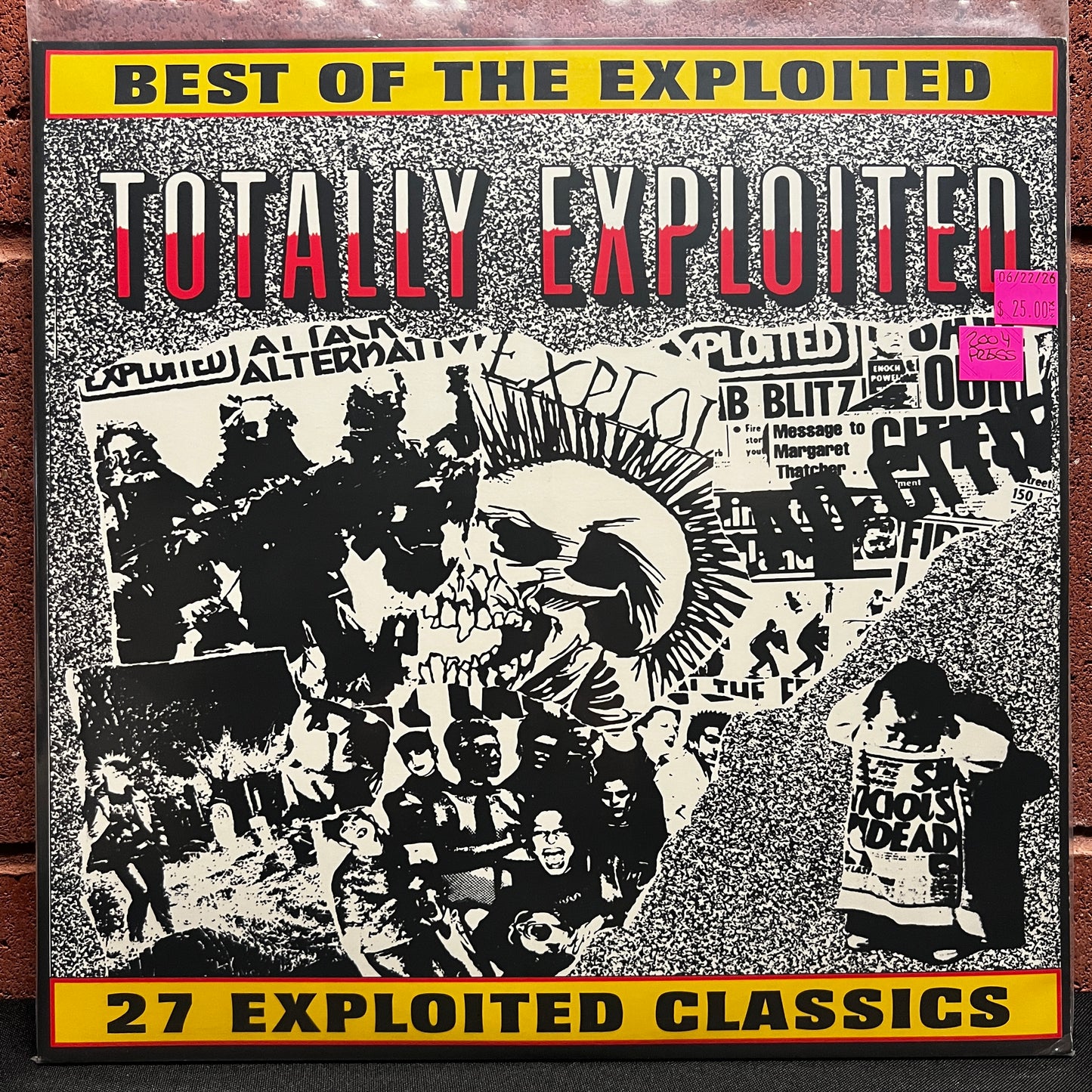Used Vinyl: The Exploited "Best Of / Totally Exploited" 2xLP (2004 Press)