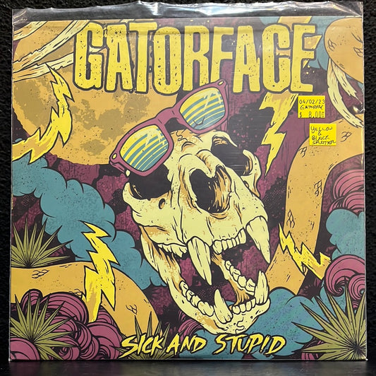 USED VINYL: Gatorface "Sick and Stupid" 10" (Yellow And Black Splatter Vinyl)