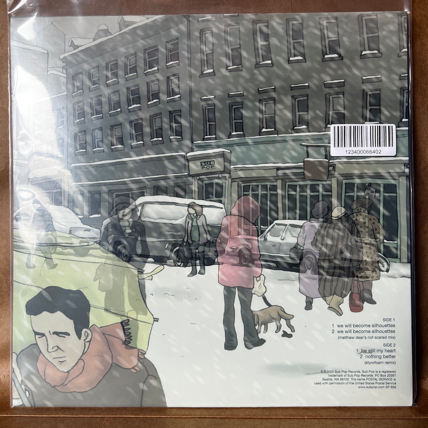 Used Vinyl: The Postal Service ‎"We Will Become Silhouettes" 12" (2005 Press)