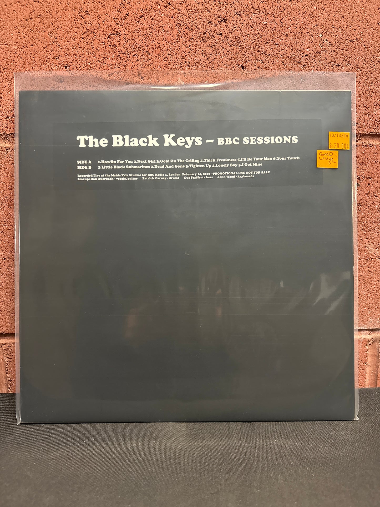 Used Vinyl:  The Black Keys "BBC Sessions" LP (Gold Vinyl)