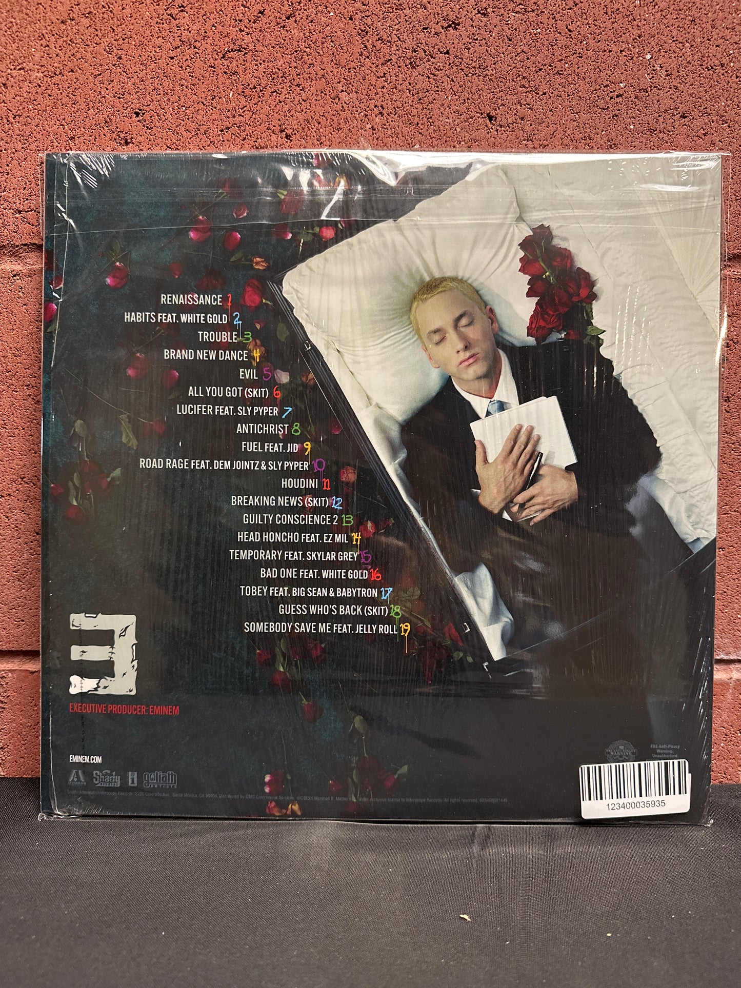 Used Vinyl:  Eminem ”The Death Of Slim Shady (Coup De Grace)” 2xLP (Multicolor Vinyl)