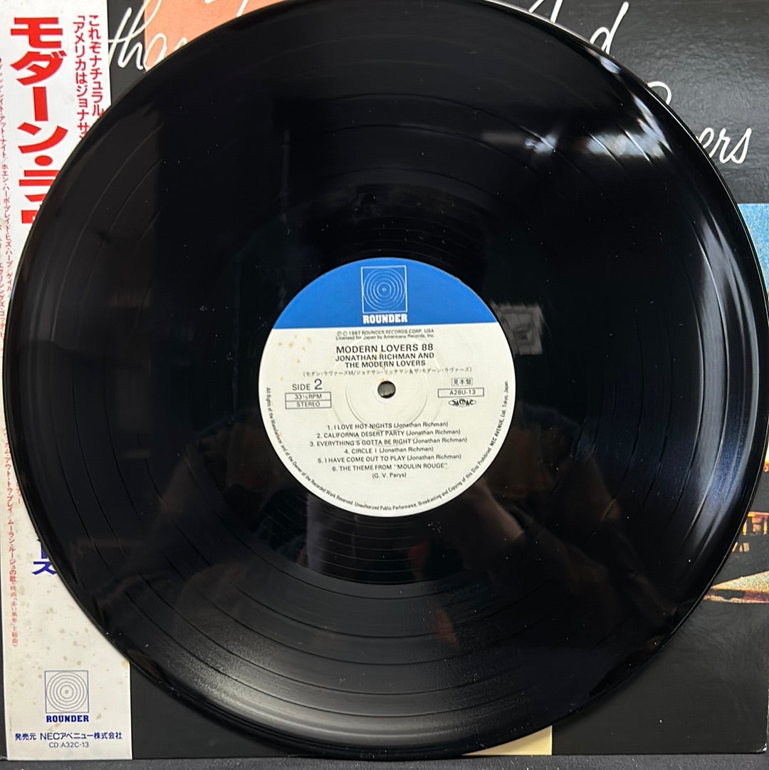 Used Vinyl:  Jonathan Richman & The Modern Lovers "Modern Lovers 88" LP (Promo) (Japanese Press)