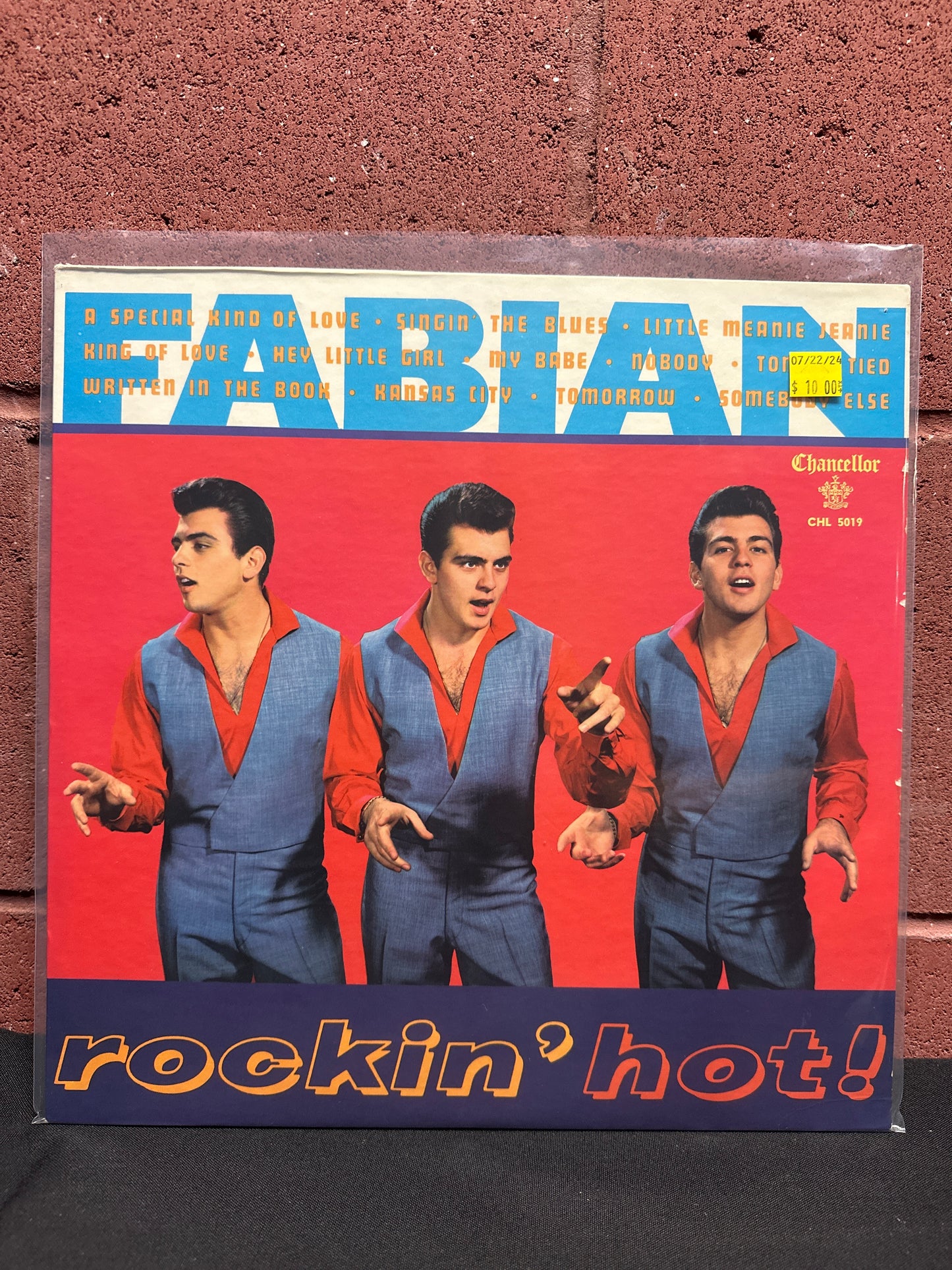 Used Vinyl:  Fabian ”Rockin' Hot” LP, Album, Mono