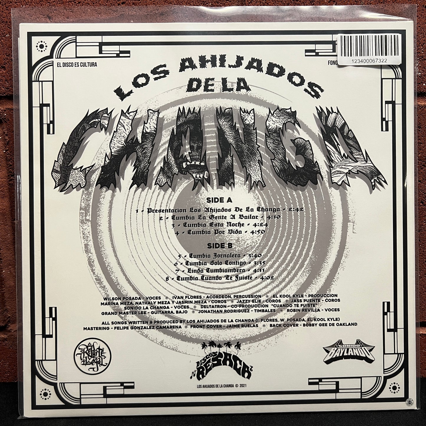 Used Vinyl: Los Ahijados De La Changa "S/T" LP (2022 Press - Signed Sleeve)