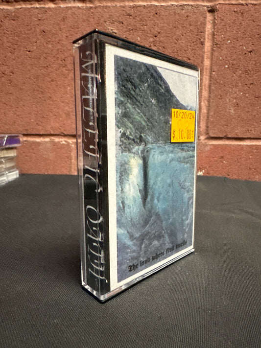 Used Cassette: Malefic Oath "The Land Where Evil Dwells" Tape