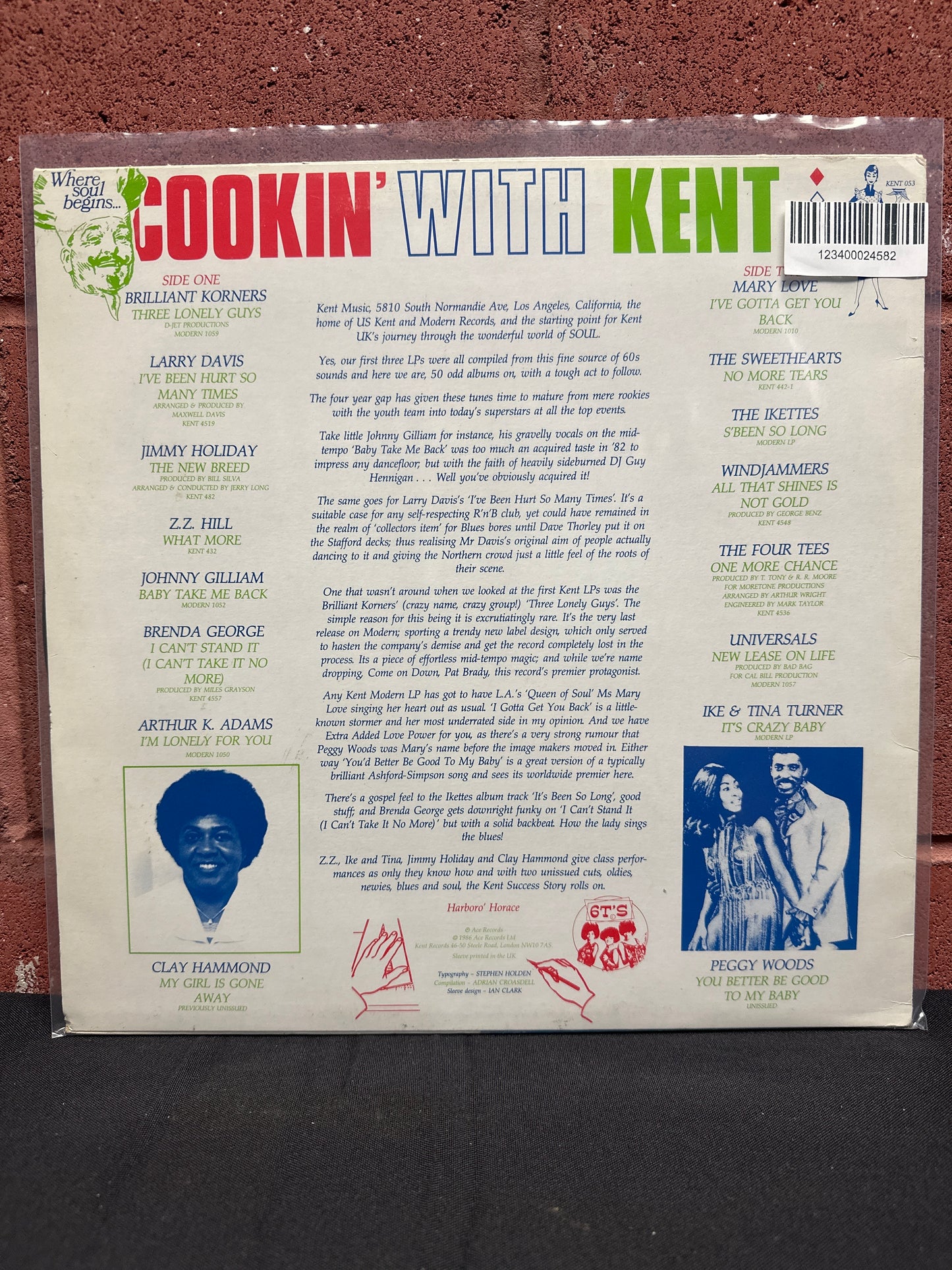 Used Vinyl:  Various ”Cookin' With Kent” LP