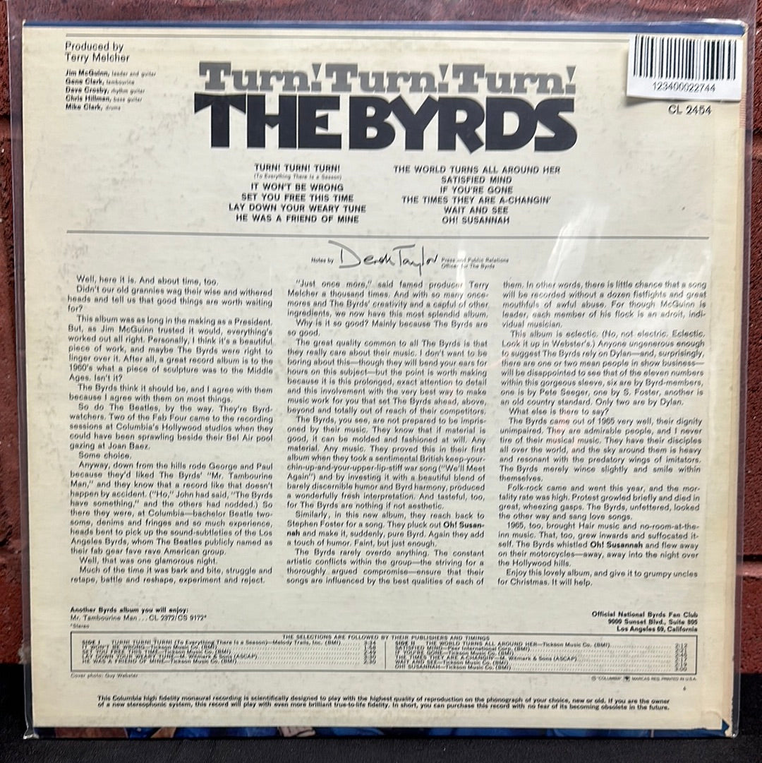 Used Vinyl:  The Byrds ”Turn! Turn! Turn!” LP