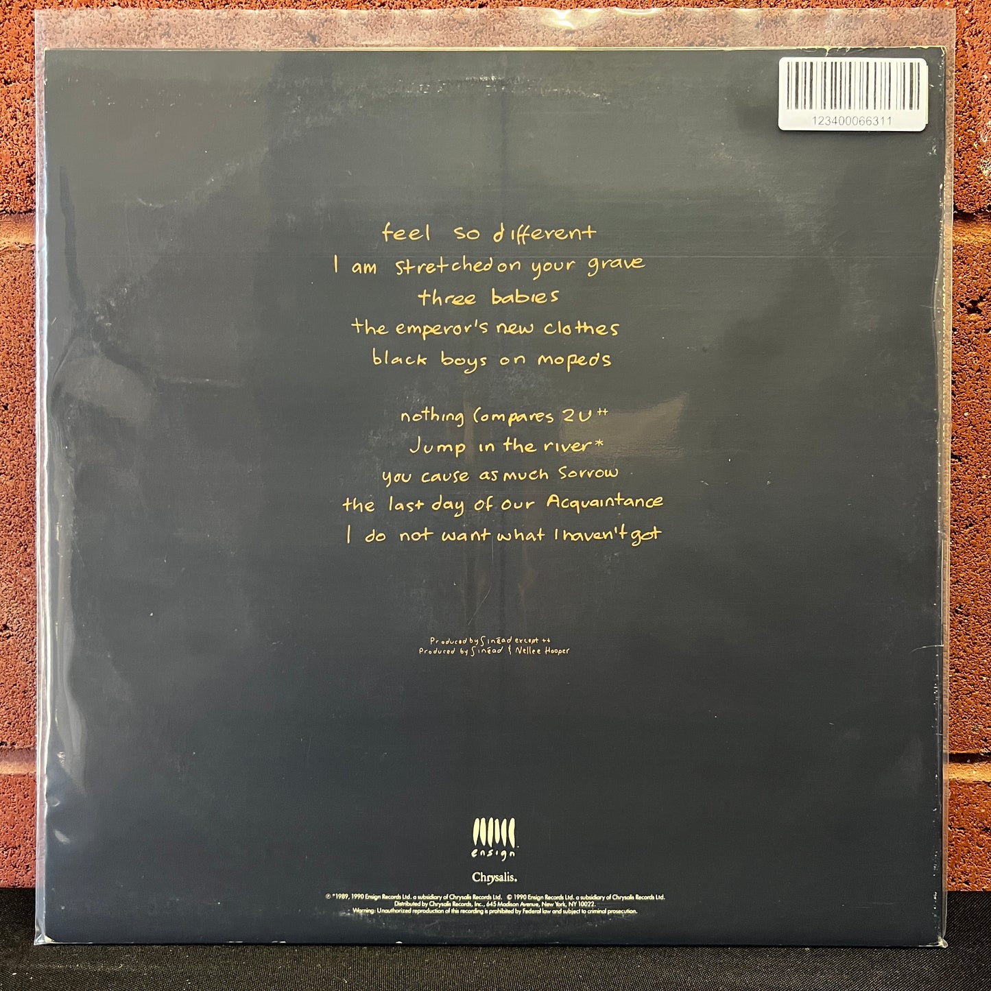 Used Vinyl: Sinéad O'Connor ‎"I Do Not Want What I Haven't Got" LP (1990 Press)