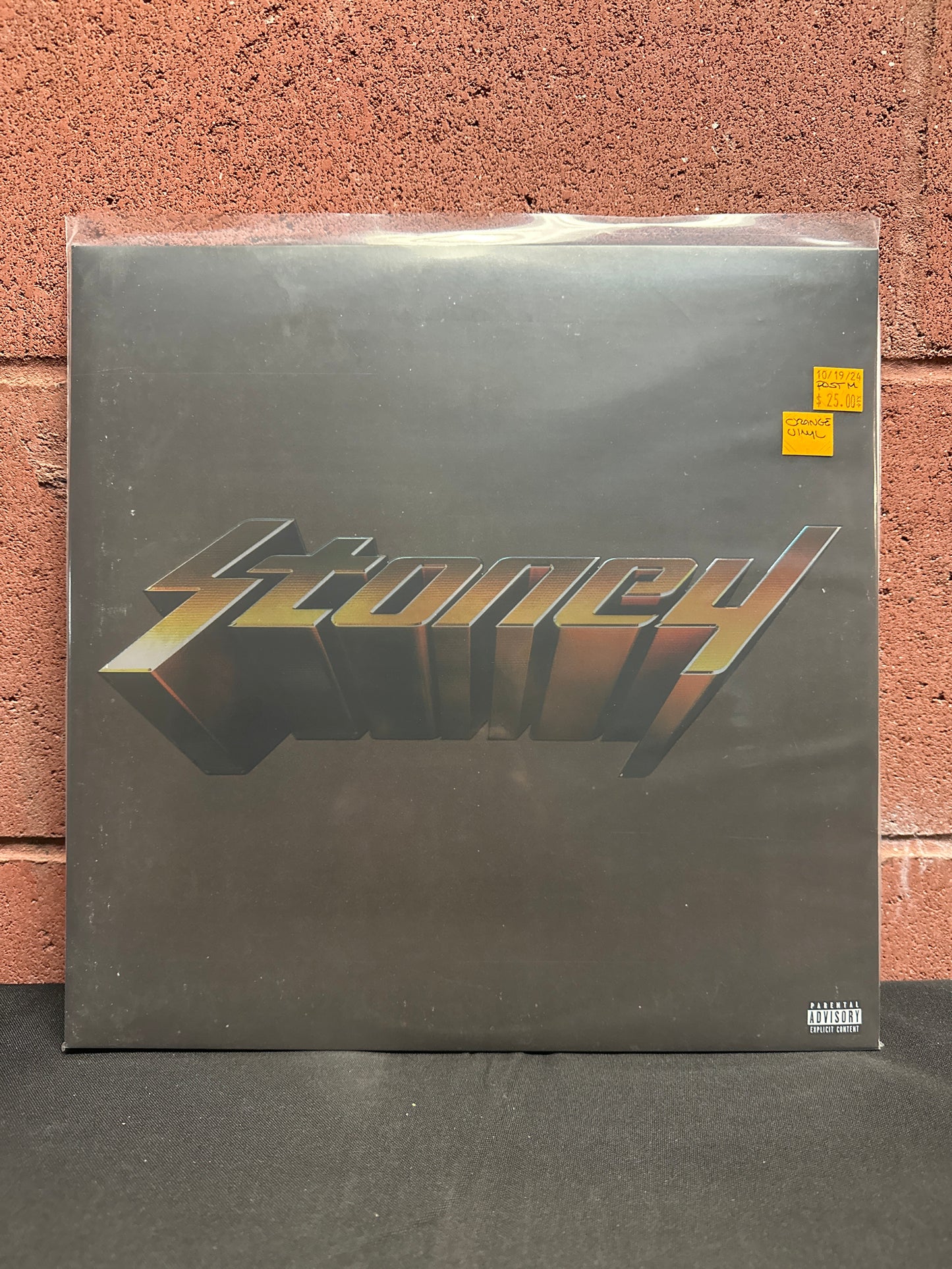 Used Vinyl:  Post Malone ”Stoney” 2xLP (Orange Marbled Vinyl)