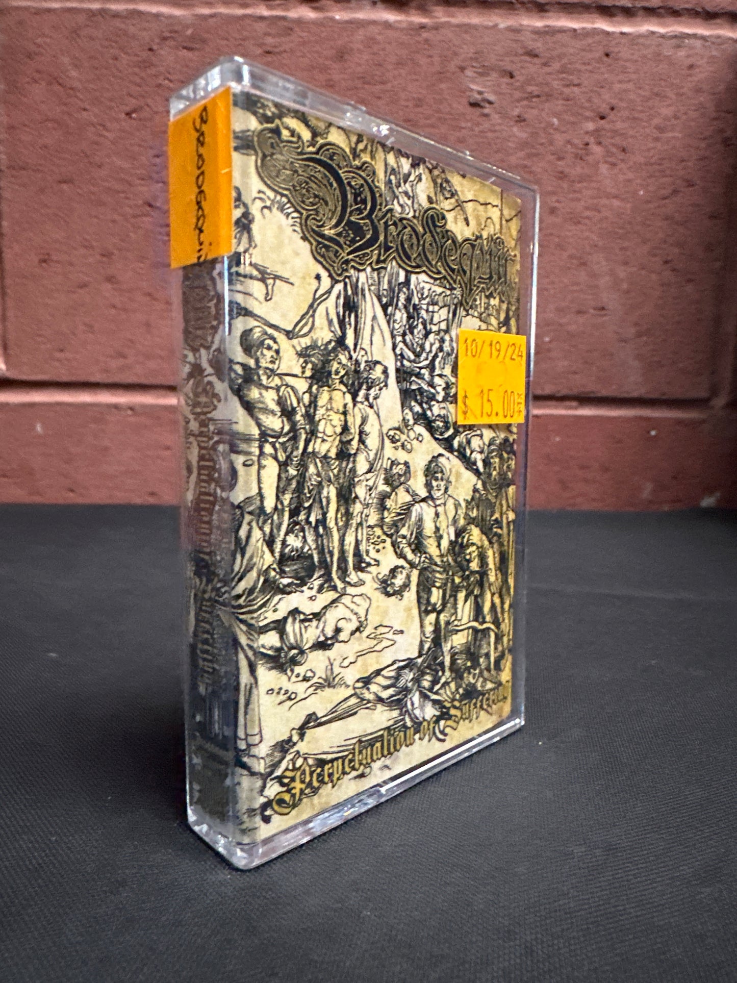 Used Cassette: Brodequin "Perpetuation Of Suffering" Tape