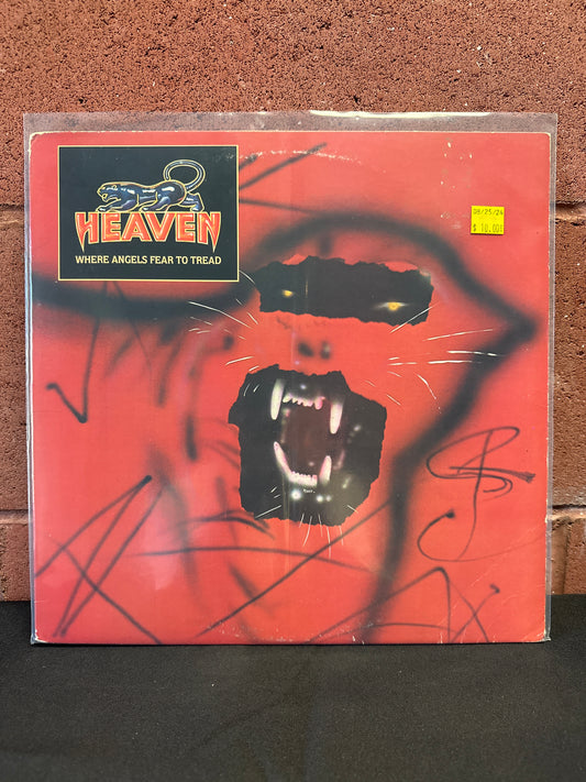 Used Vinyl:  Heaven ”Where Angels Fear To Tread” LP