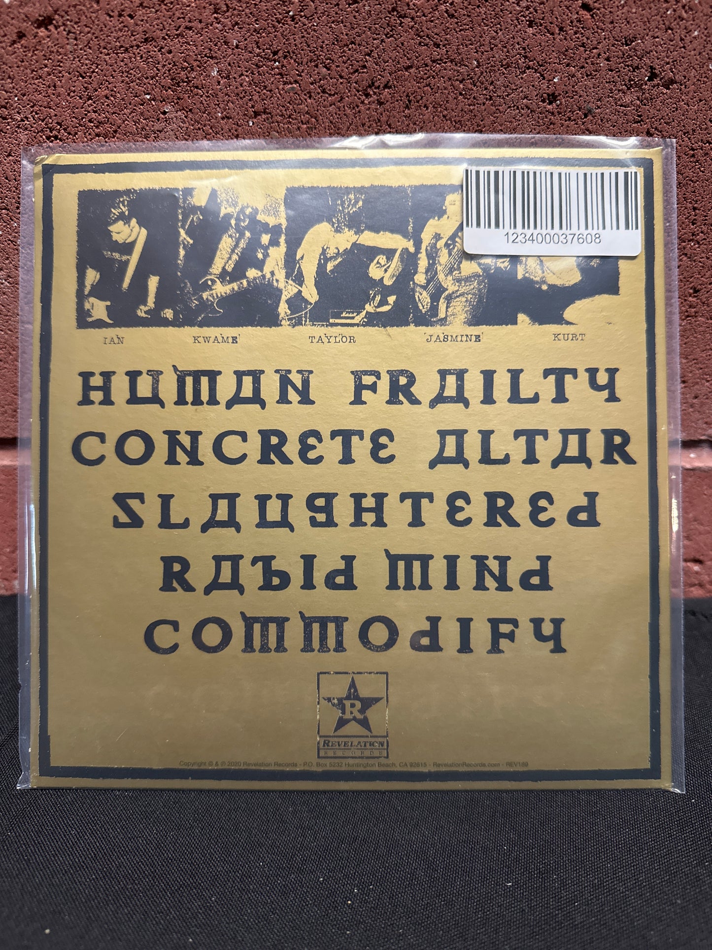 Used Vinyl:  Urban Sprawl ”Concrete Altar” 7" (Red vinyl)