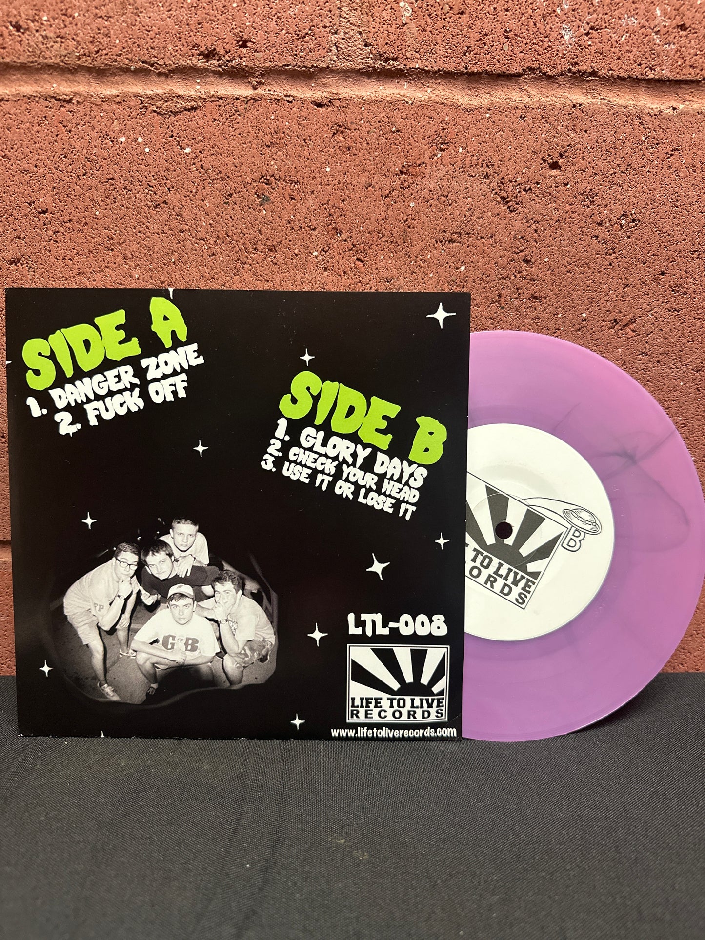 Used Vinyl:  Losin' It ”Danger Zone” 7" (Violet vinyl)