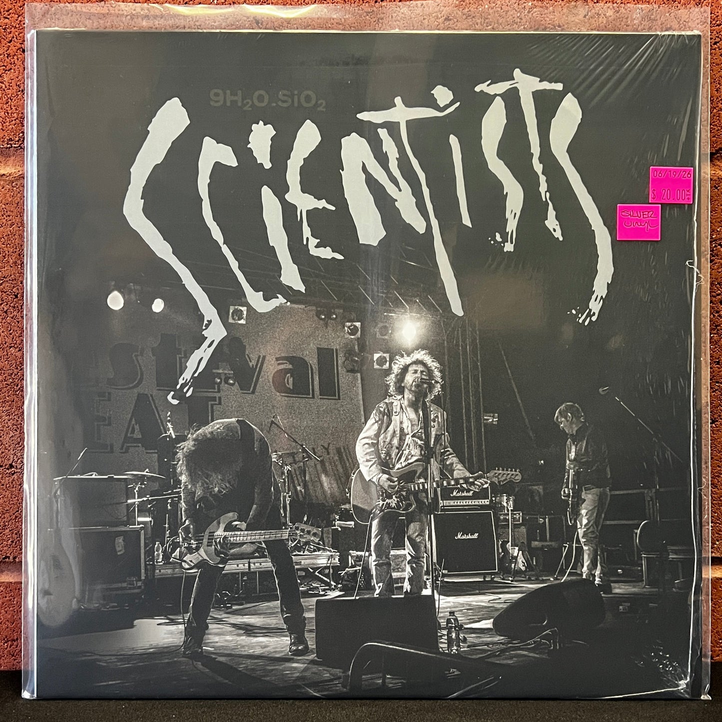 Used Vinyl: The Scientists "9H₂O.SiO₂" LP (2019 Press - Silver Vinyl)