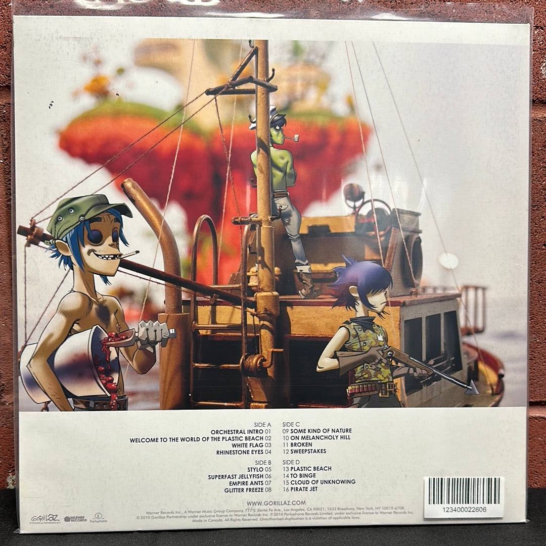 Used Vinyl:  Gorillaz ”Plastic Beach” 2xLP