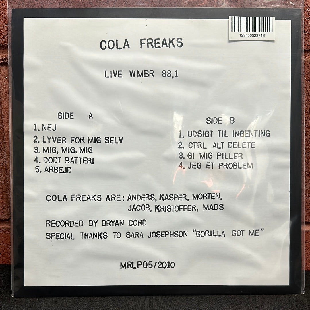 Used Vinyl:  Cola Freaks ”Live WMBR 88.1” LP