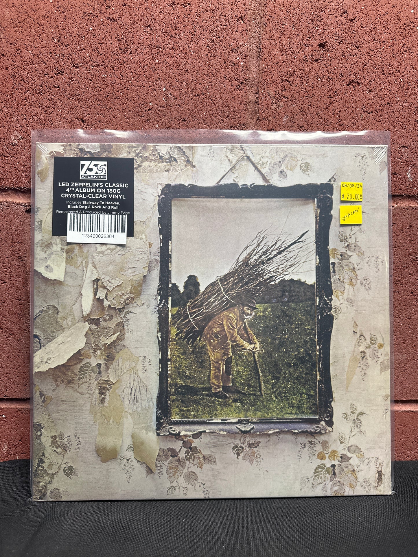 Used Vinyl:  Led Zeppelin ”Untitled” LP (Clear vinyl)