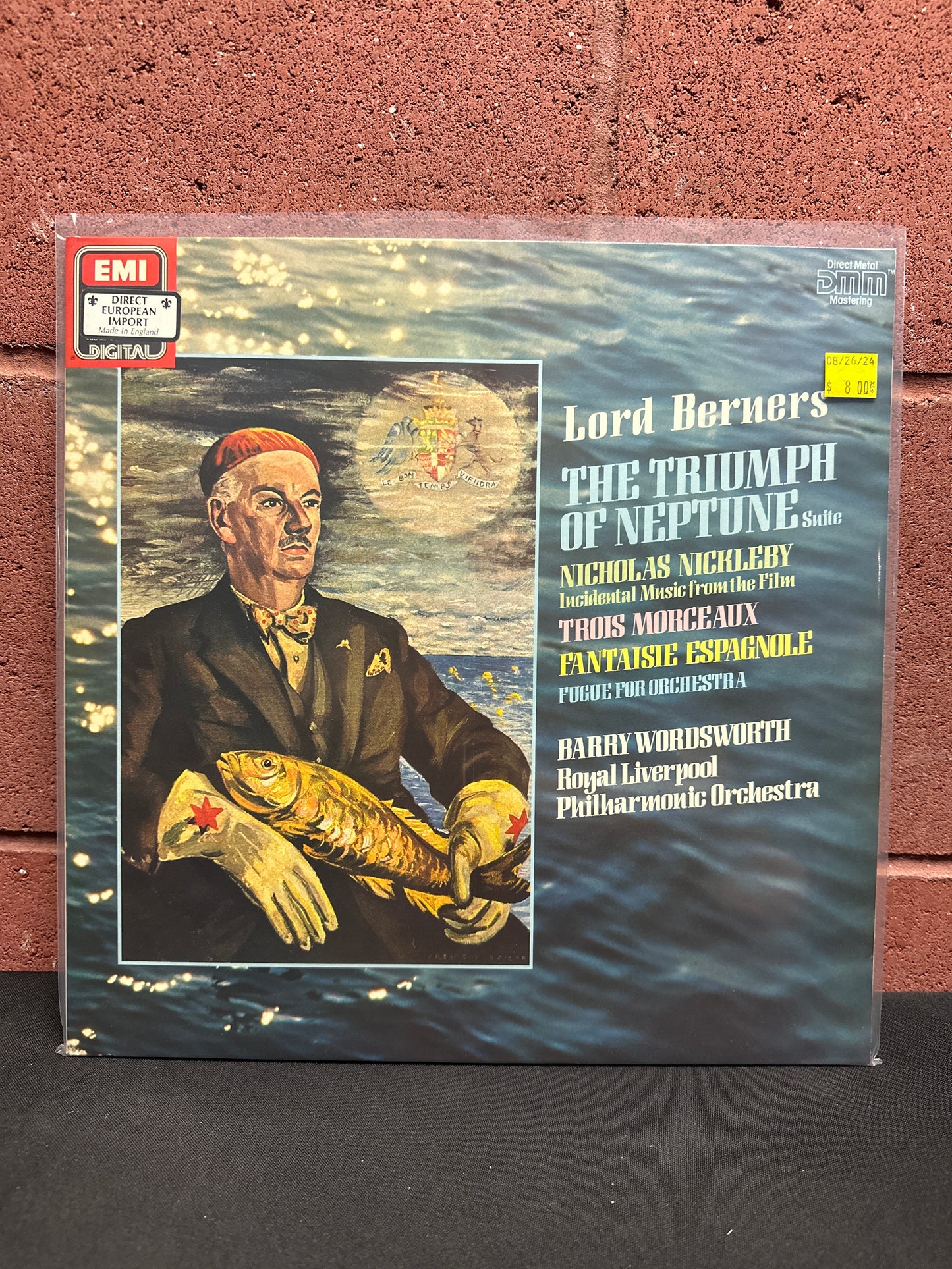 Used Vinyl:  Lord Berners Barry Wordsworth, Royal Liverpool Philharmonic Orchestra ”The Triumph Of Neptune” LP