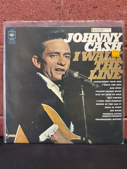 Used Vinyl:  Johnny Cash ”I Walk The Line” LP