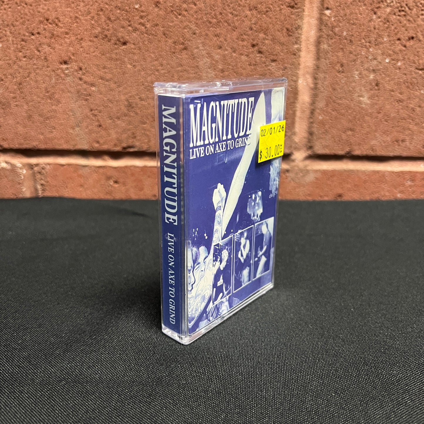 Used Cassette: Magnitude "Live On Axe To Grind" Tape