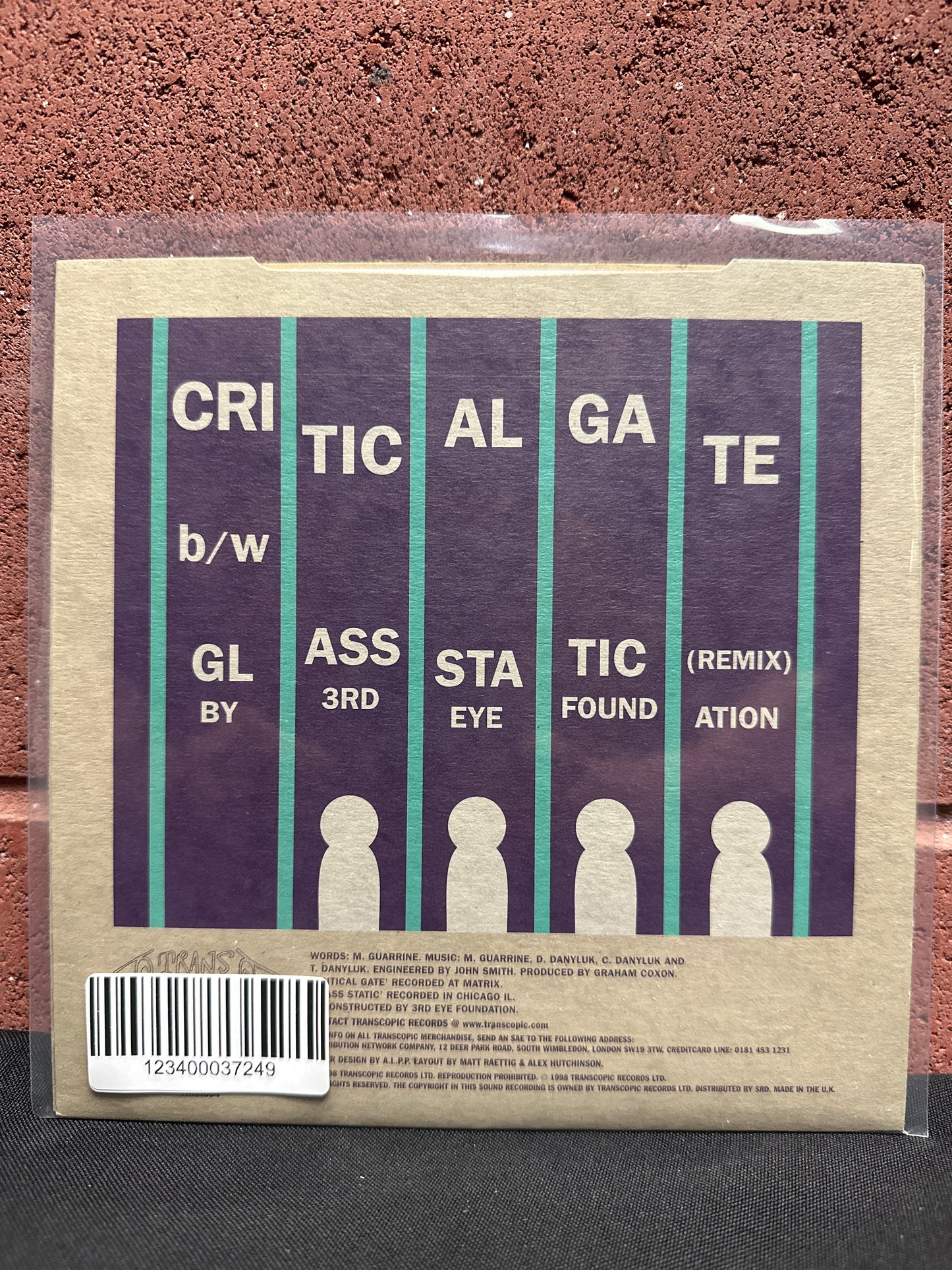 Used Vinyl:  Assembly Line People Program ”Critical Gate / Glass Static (Remix)” 7"