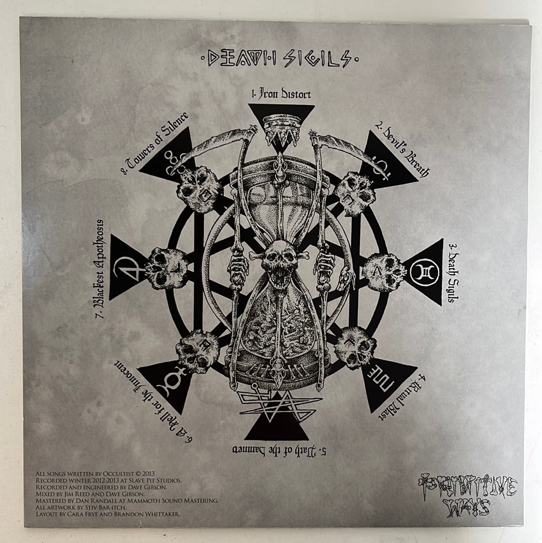 USED VINYL: Occultist “Death Sigils” LP (Red/White Marble)