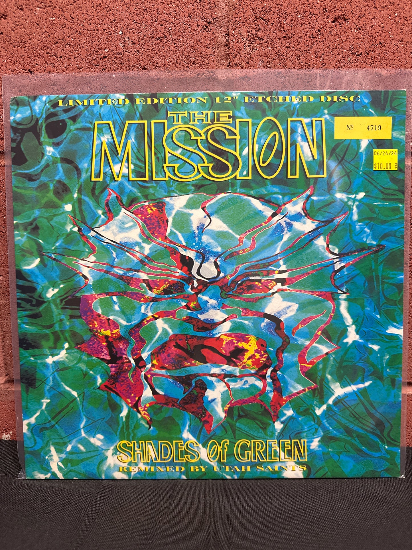 Used Vinyl:  The Mission ”Shades Of Green” 12"