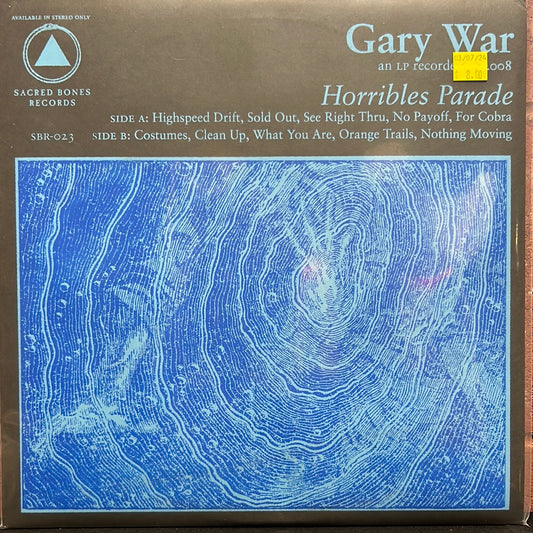 Used Vinyl:  Gary War ”Horribles Parade” LP