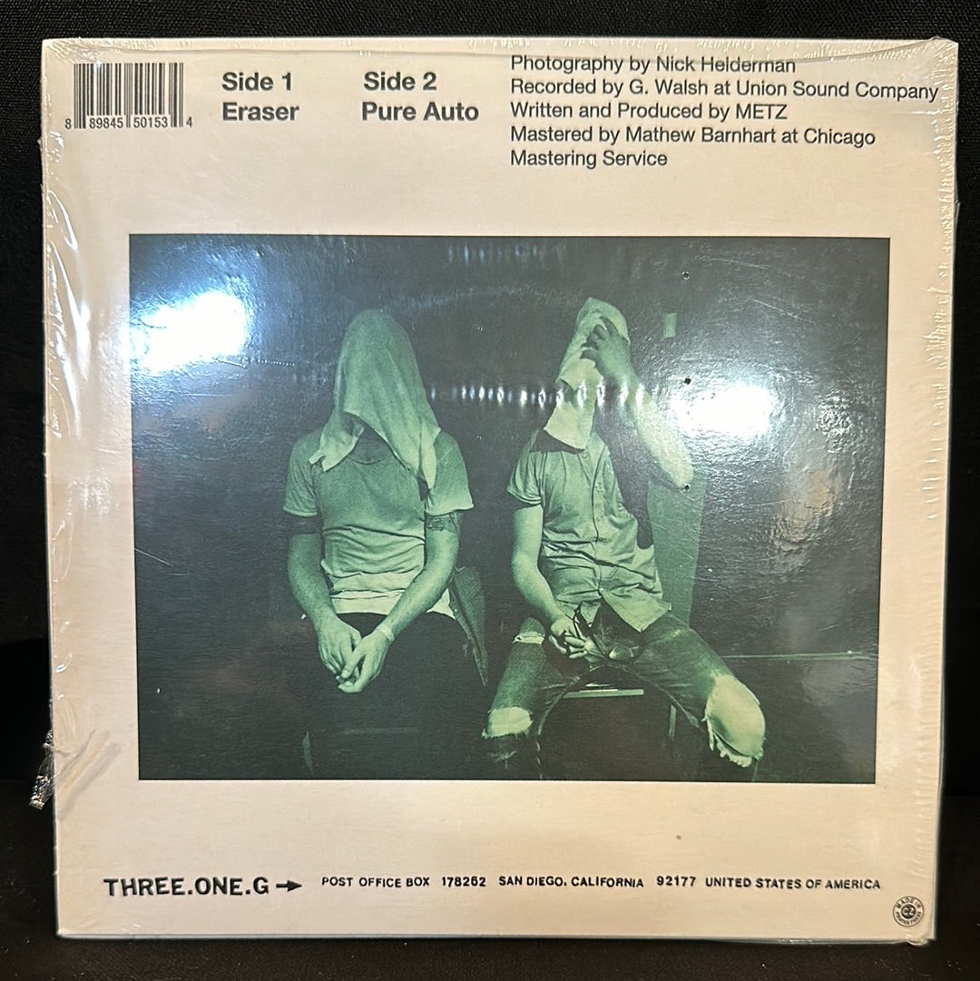 Used Vinyl:  Metz ”Eraser / Pure Auto” 7" (Green vinyl)