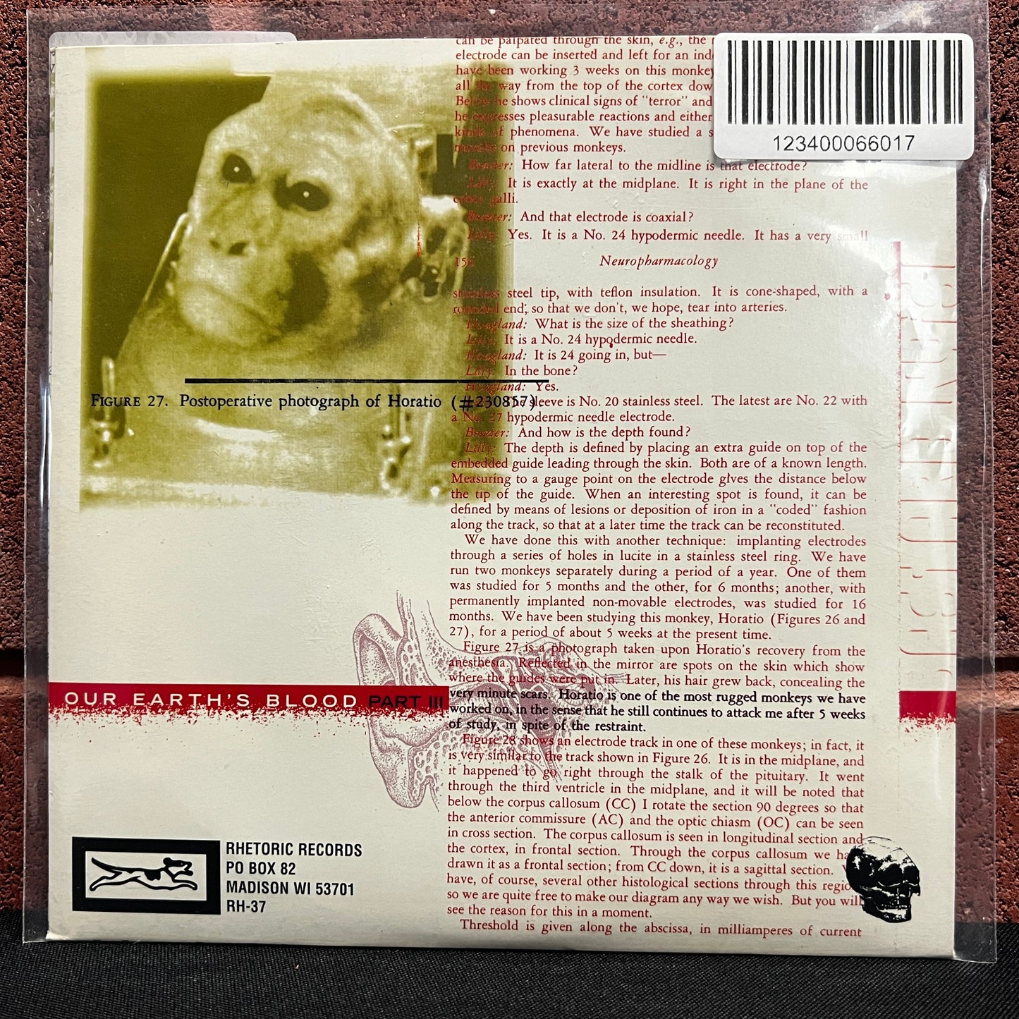 Used Vinyl: Bastard Noise "Our Earth's Blood Part III" 7" (Green Vinyl)