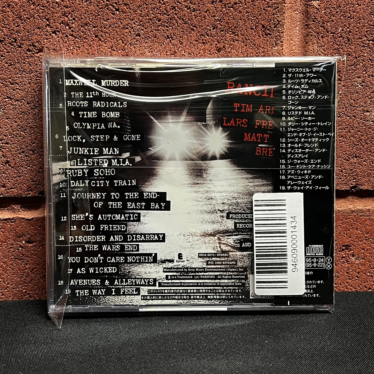 Used CD: Rancid "...And Out Come The Wolves" CD (1995 Japanese Press)