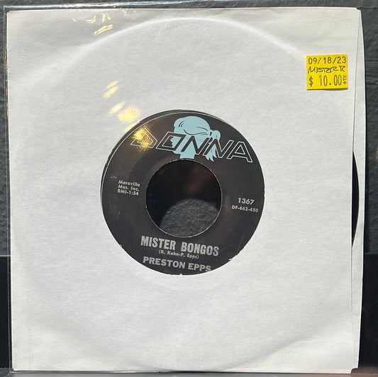 USED DISC: Preston Epps ''Mister Bongos / B'wana Bongos'' 7"