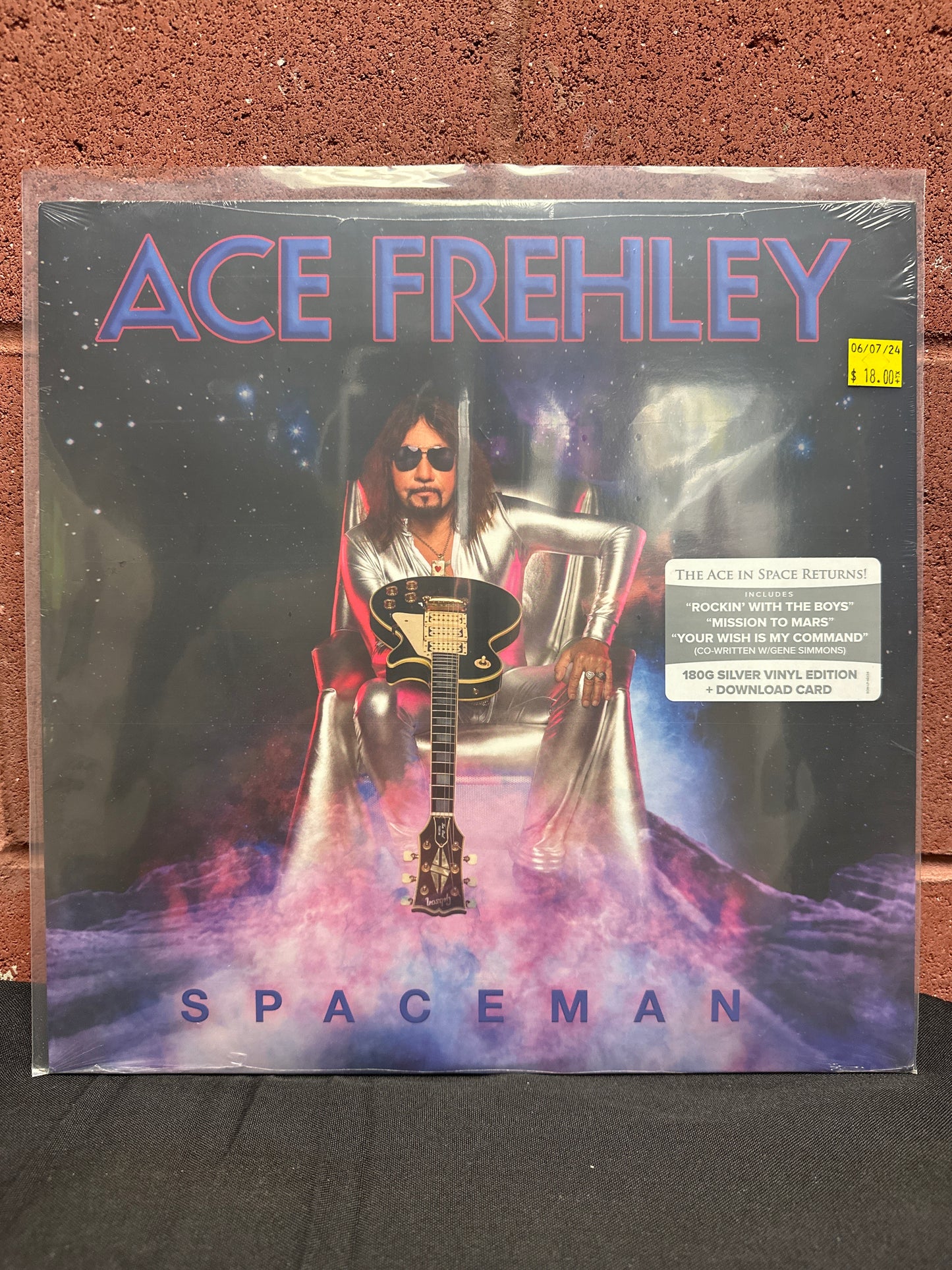 Used Vinyl:  Ace Frehley ”Spaceman” LP (Silver vinyl)