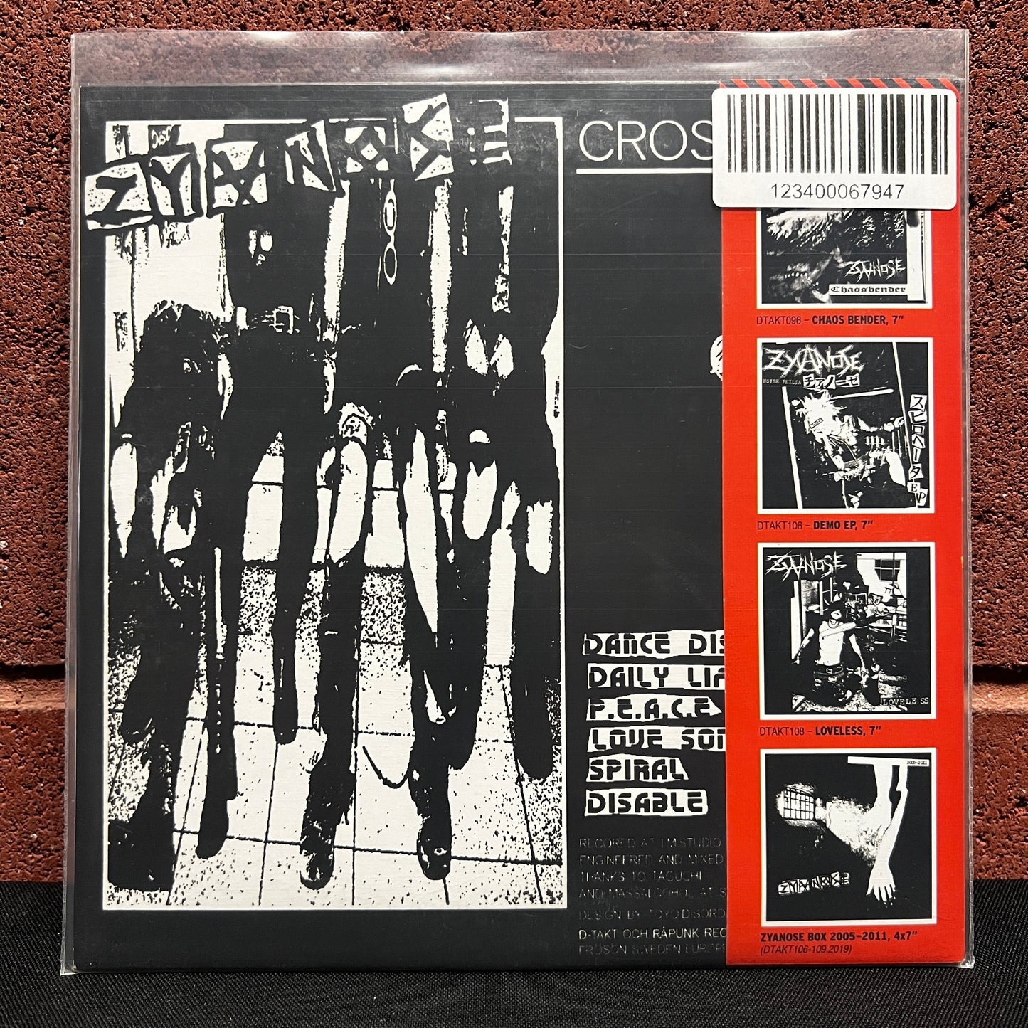 Used Vinyl: Zyanose "Crossing EP" 7" (Orange Vinyl)