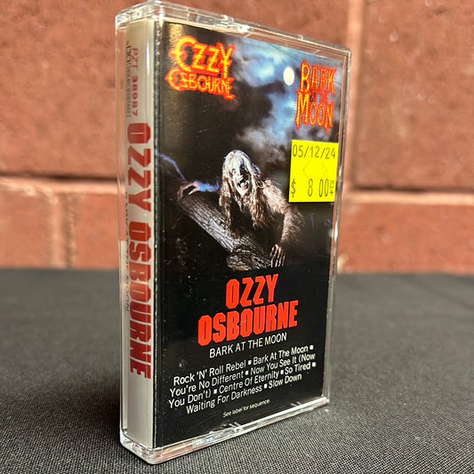 USED TAPE: Ozzy Osbourne "Bark At The Moon" Cassette