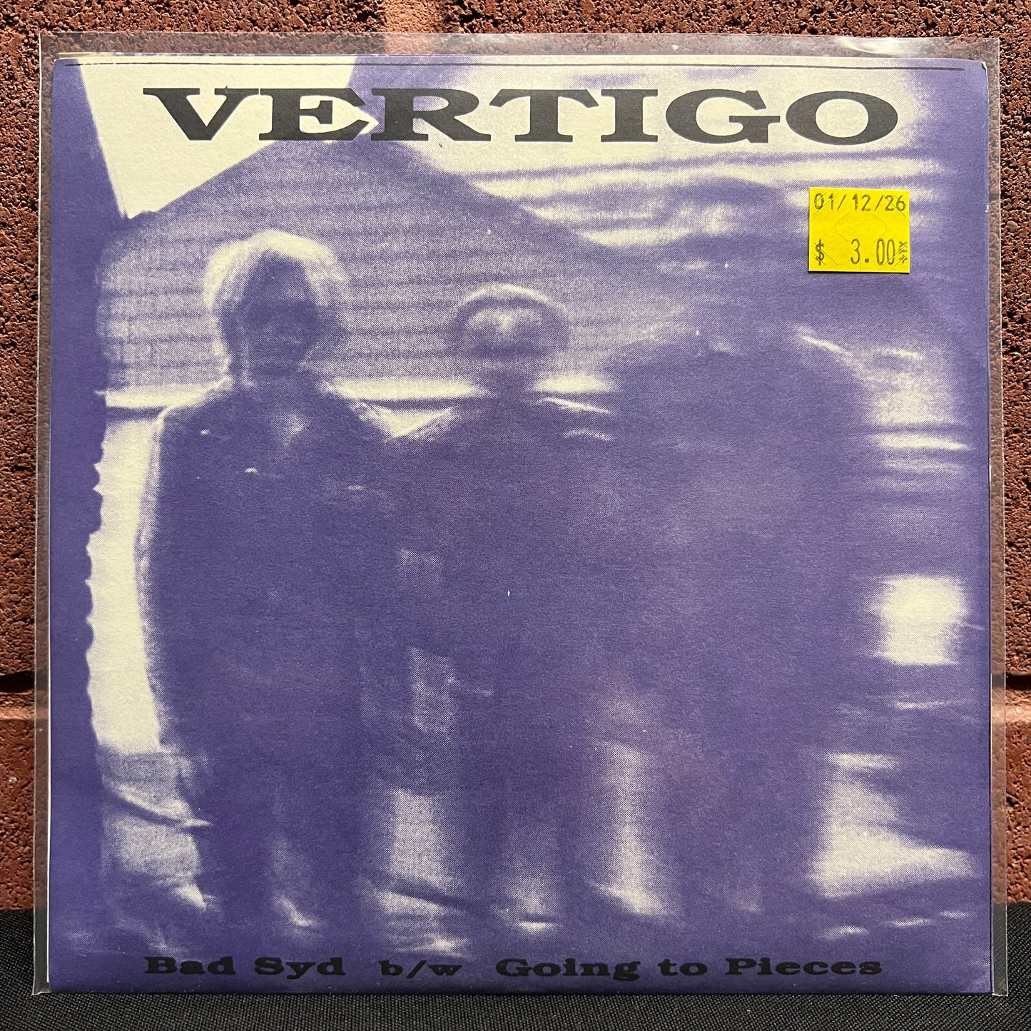 Used Vinyl: Vertigo "Bad Syd b/w Going To Pieces" 7"