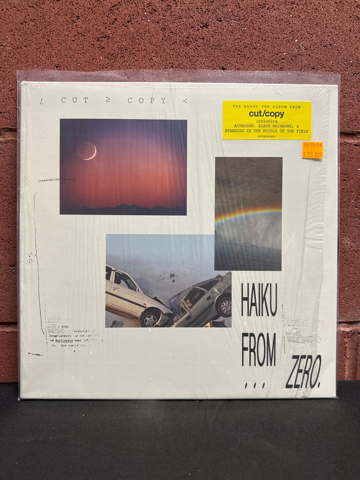 Used Vinyl:  Cut Copy ”Haiku From Zero” LP