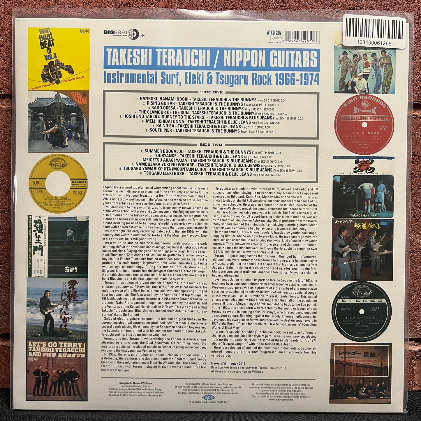 Used Vinyl: Takeshi Terauchi "Nippon Guitars (Instrumental Surf, Eleki & Tsugaru Rock 1966-1974)" LP