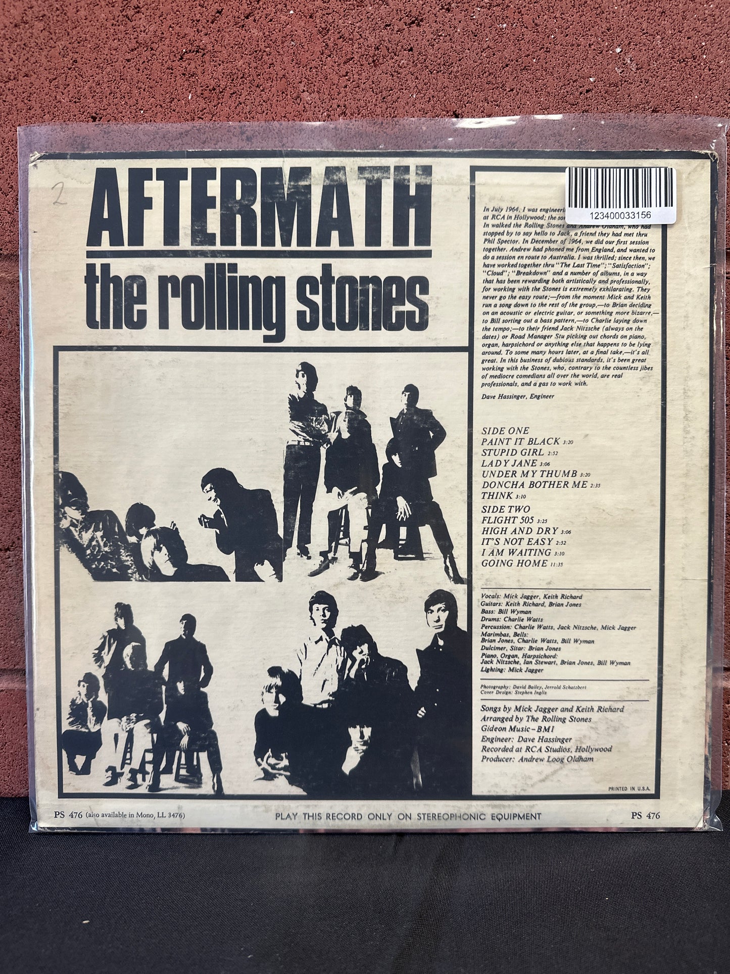 Used Vinyl:  The Rolling Stones ”Aftermath” LP