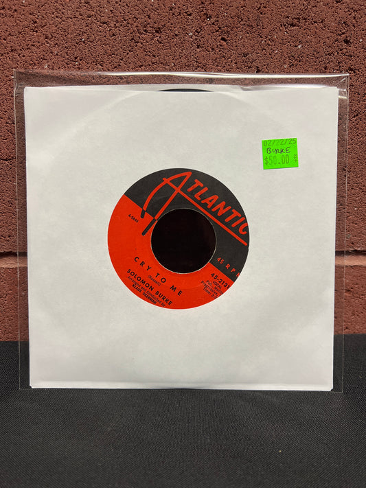 Used Vinyl: Solomon Burke "Cry To Me" 7"