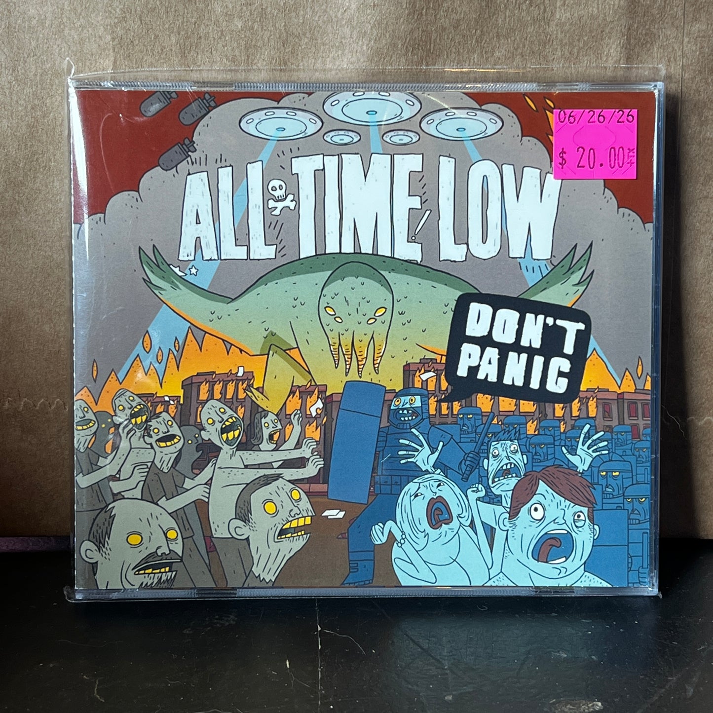 Used CD: All Time Low "Don't Panic" CD (2012 Japanese Press w/ Bonus Track)
