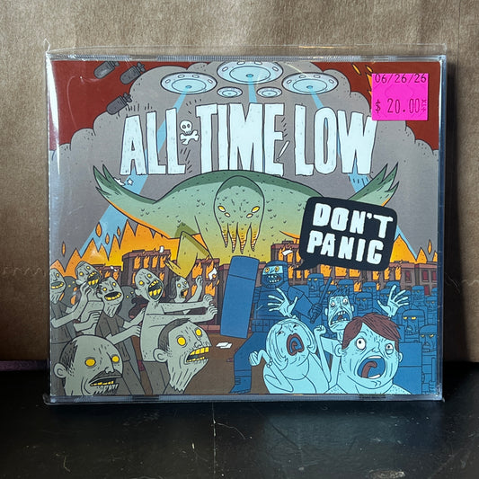 Used CD: All Time Low "Don't Panic" CD (2012 Japanese Press w/ Bonus Track)