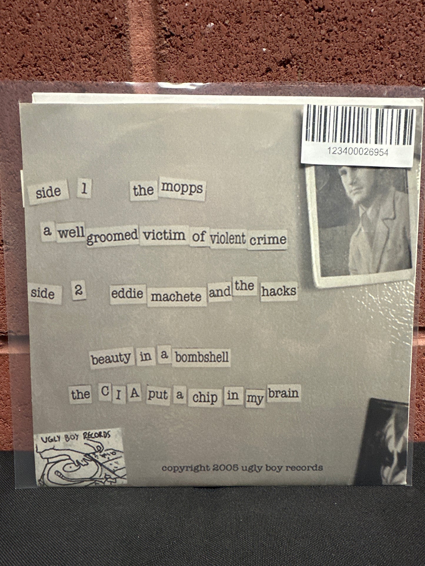 Used Vinyl:  The Mopps / Eddie Machete And The Hacks ”Dearest Devin, We're Sorry. We Have To Go Our Separate Ways. It's Nothing Personal. We Still Love You. Thanks.” 7" (Pink vinyl)