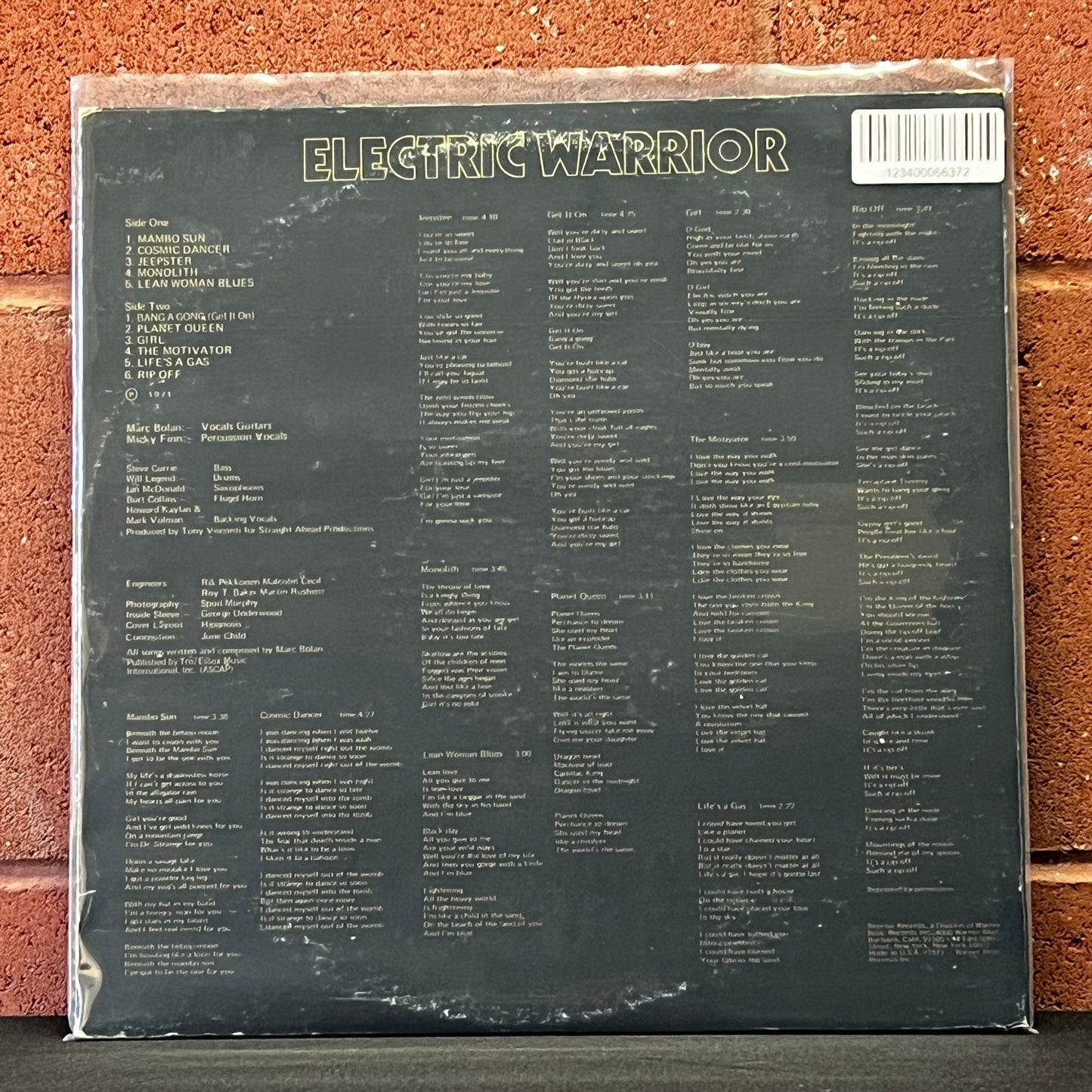 Used Vinyl: T. Rex "Electric Warrior" LP (1975 Press)